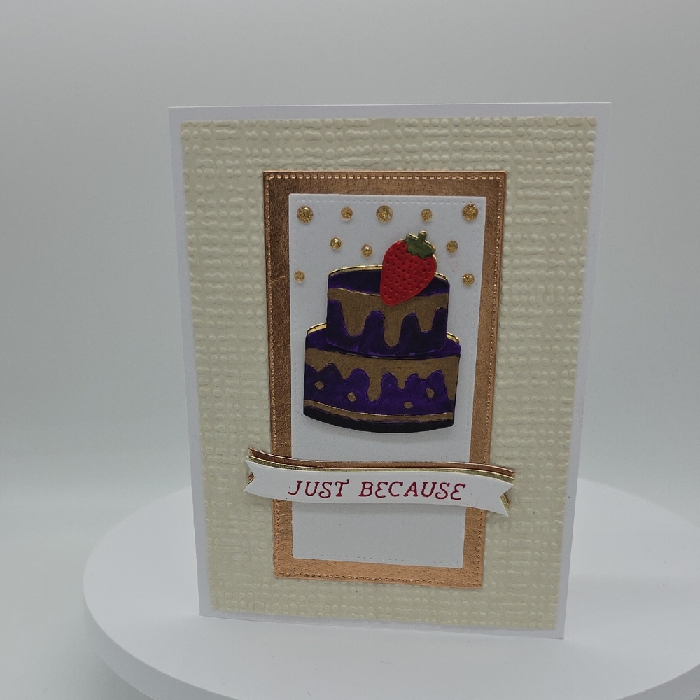 Just Because – Cake Greeting Card